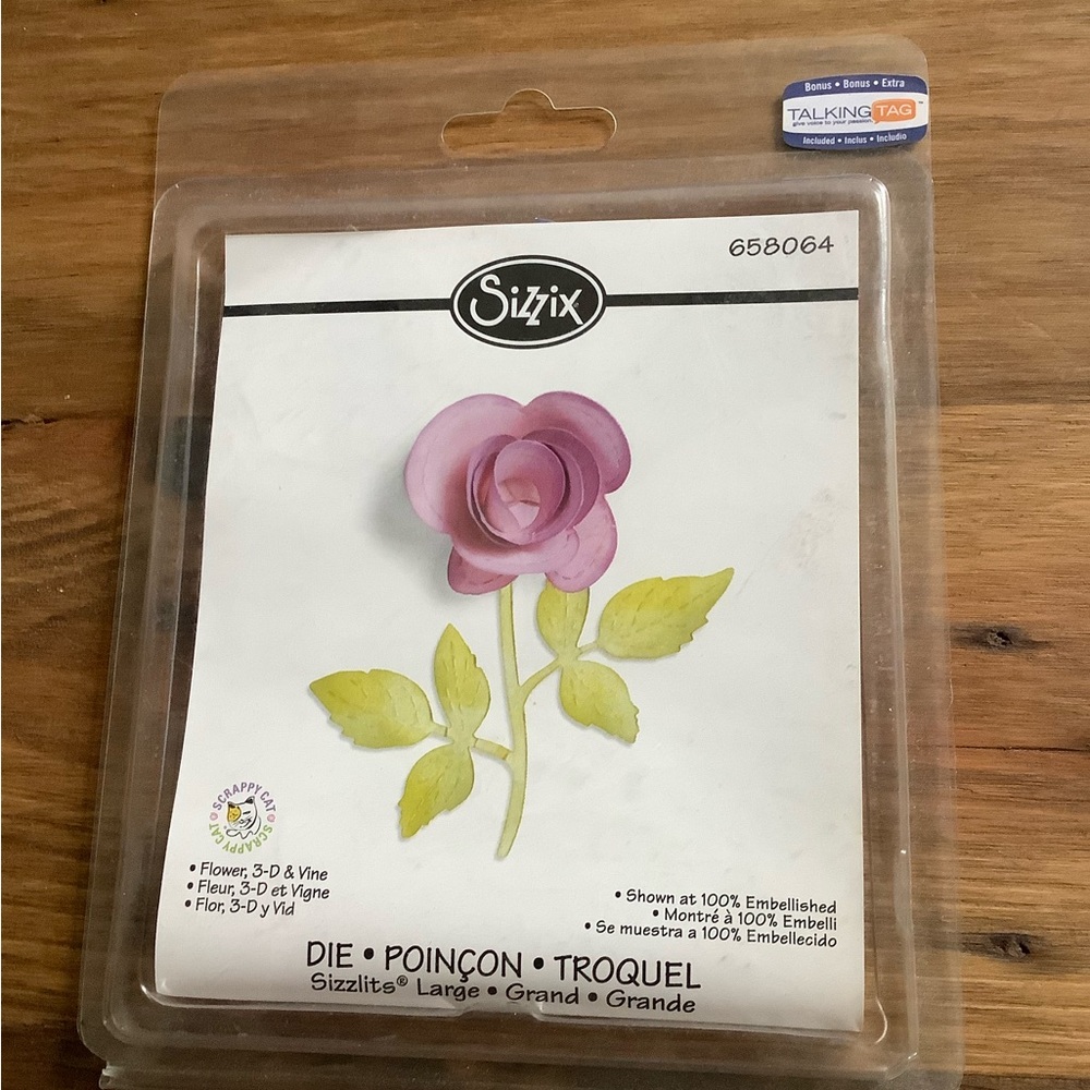 Lot of 5 Sizzix Bigz Die Troquel Set - Floral Owl and Butterflies Designs EUC - Picture 12 of 15